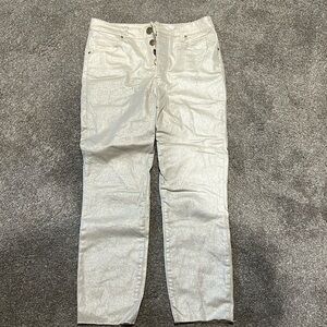 Like New KUT gold cigarette Jean size 4